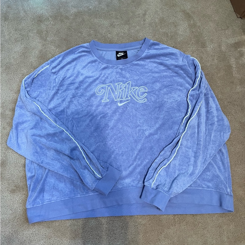 Nike Lavender Velvet Crew Neck